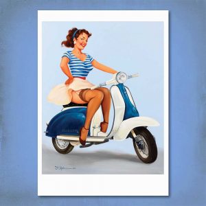 Going Places! Pin-Up Print
