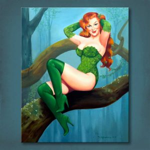 Poison Ivy Oil Painting