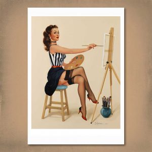 Pretty as a Picture Pin-Up Print A2