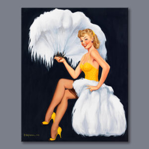 Fan-tastic oil painting fiona stephenson