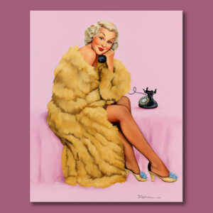 It's Fur Yoo-hoo! oil painting fiona stephenson