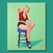 Make-up En Pointe oil painting fiona stephenson