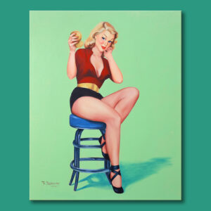 Make-up En Pointe oil painting fiona stephenson