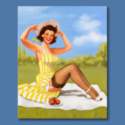 Sunshine Smile oil painting fiona stephenson